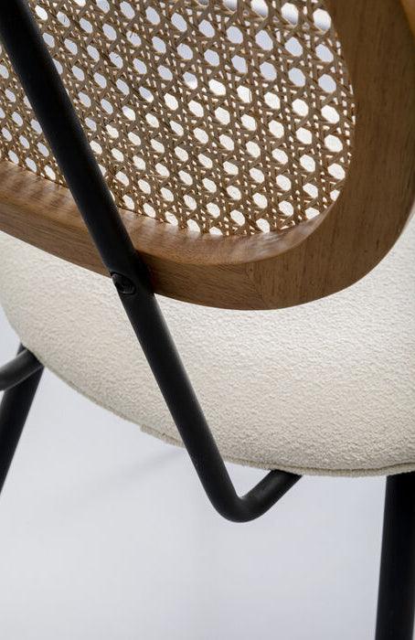 Rosali Cream Boucle Chair (2/Set) - WOO .Design