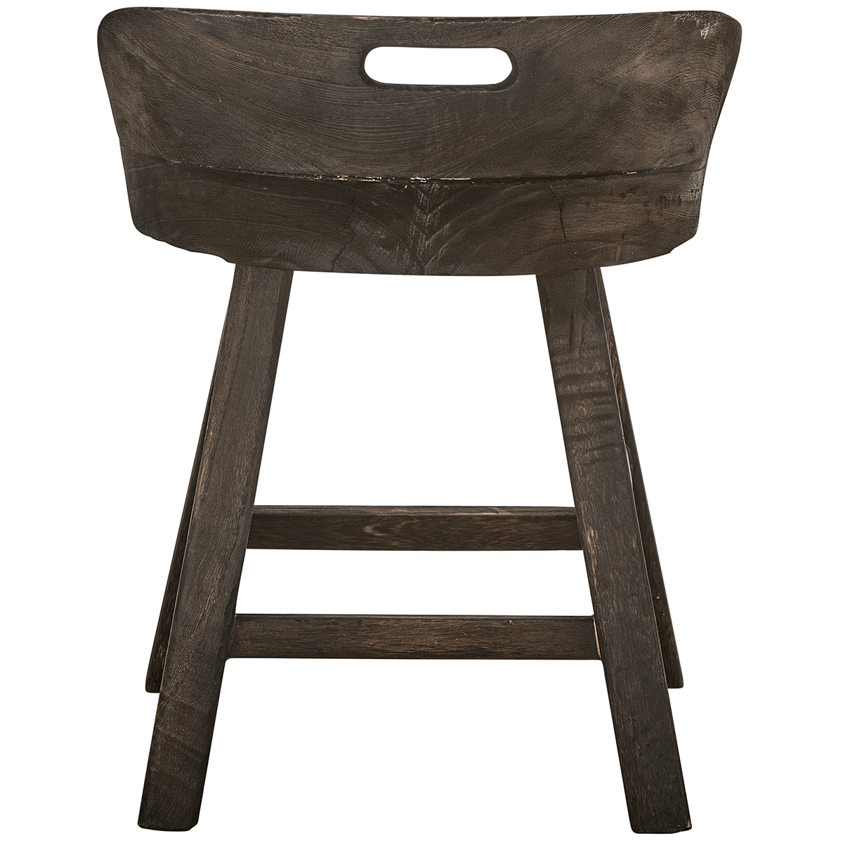 Rosalie Dark Brown Decorative Stool - WOO .Design