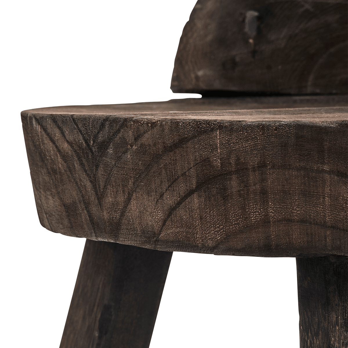 Rosalie Dark Brown Decorative Stool - WOO .Design
