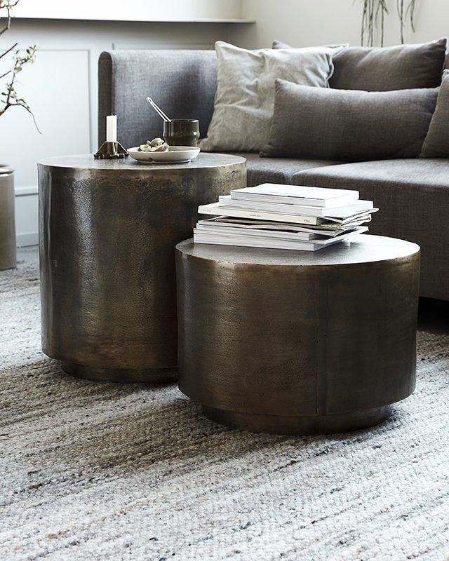 Rota Antique Brass Coffee Table - WOO .Design