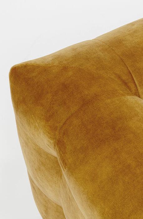 Salamanca Gold Brown Velvet Corner Sofa - WOO .Design