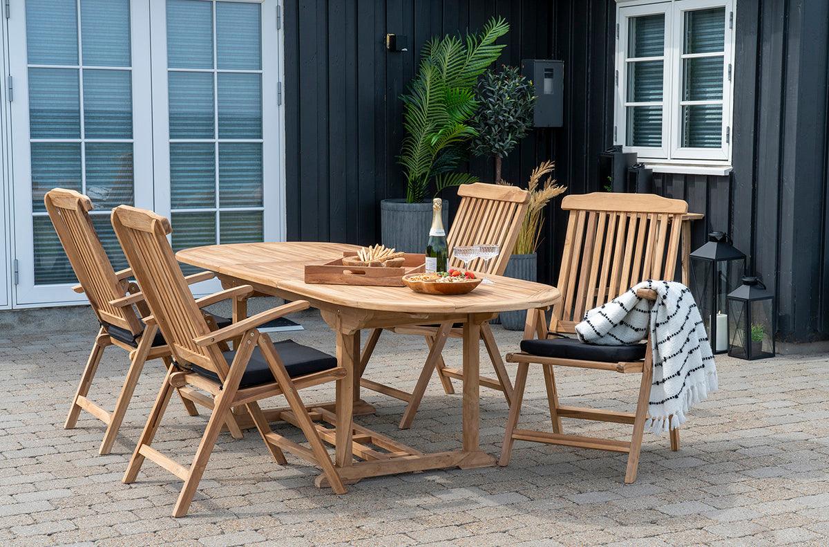 Salamanca Teak Wood Extendable Dining Table - WOO .Design