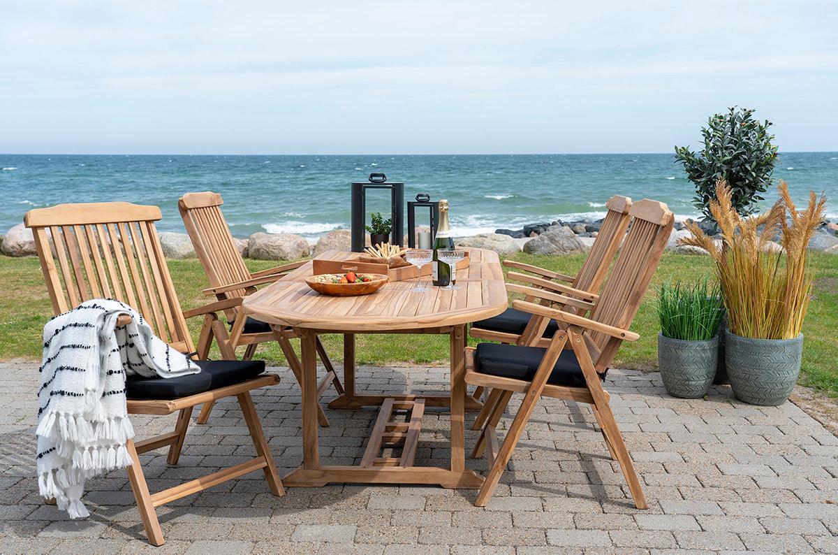 Salamanca Teak Wood Extendable Dining Table - WOO .Design