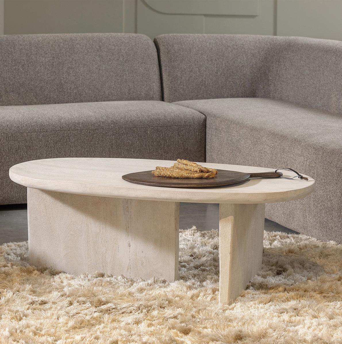 Seam Mango Wood Coffee Table - WOO .Design