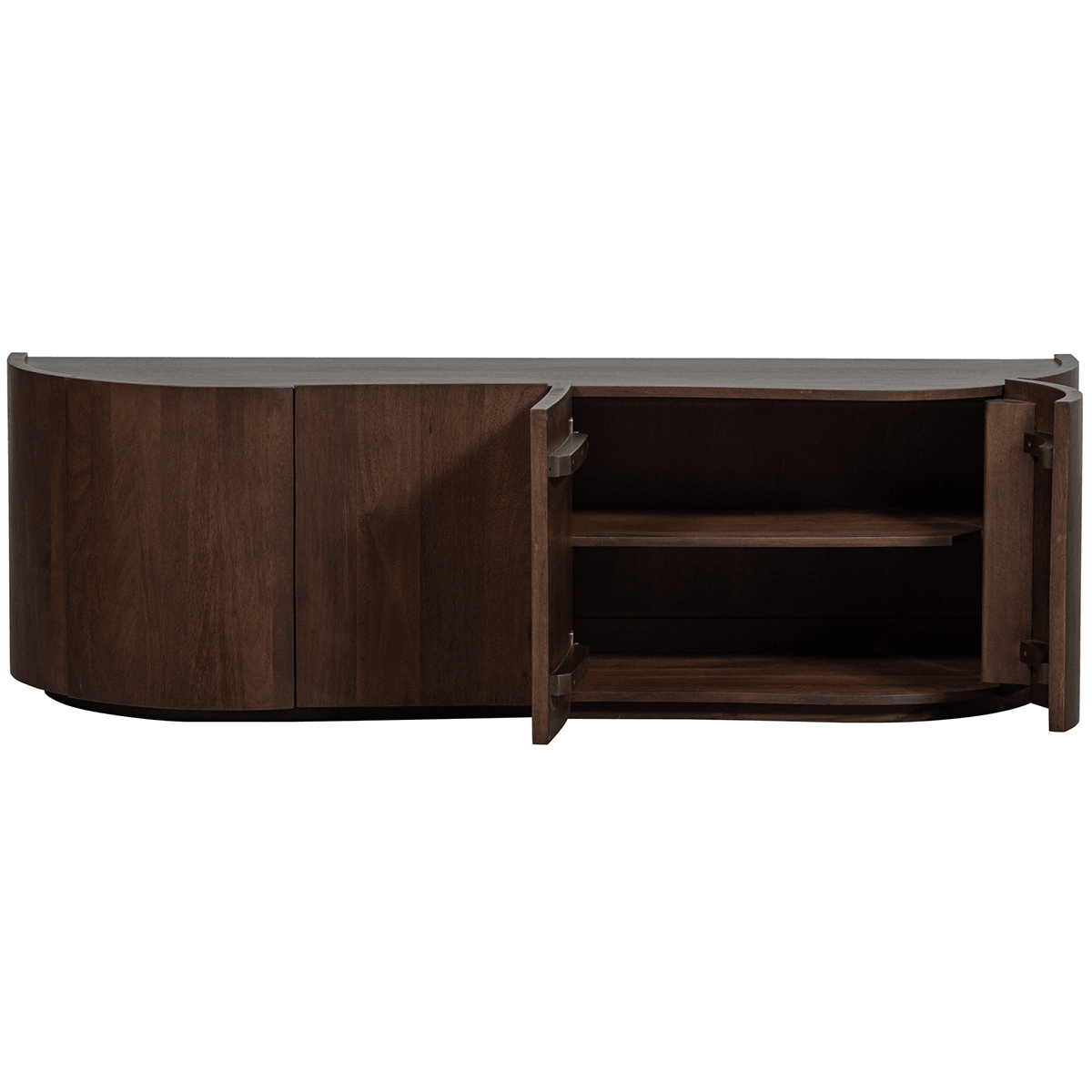 Sense Walnut Mango Wood 4 Doors Sideboard - WOO .Design