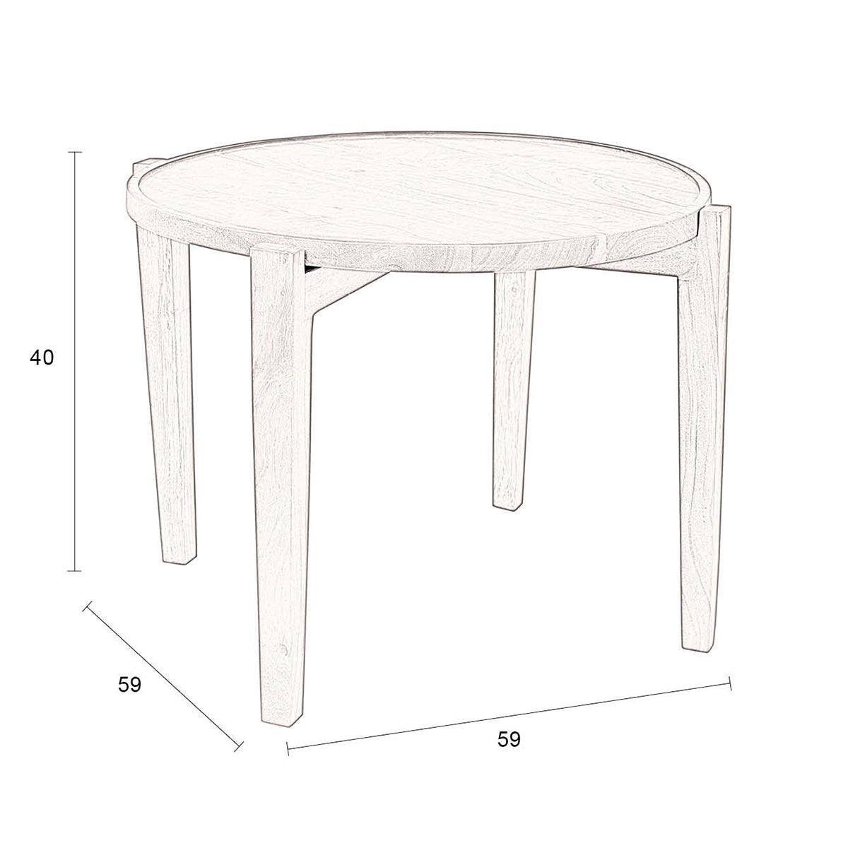 Shane Acacia Wood Coffee Table - WOO .Design