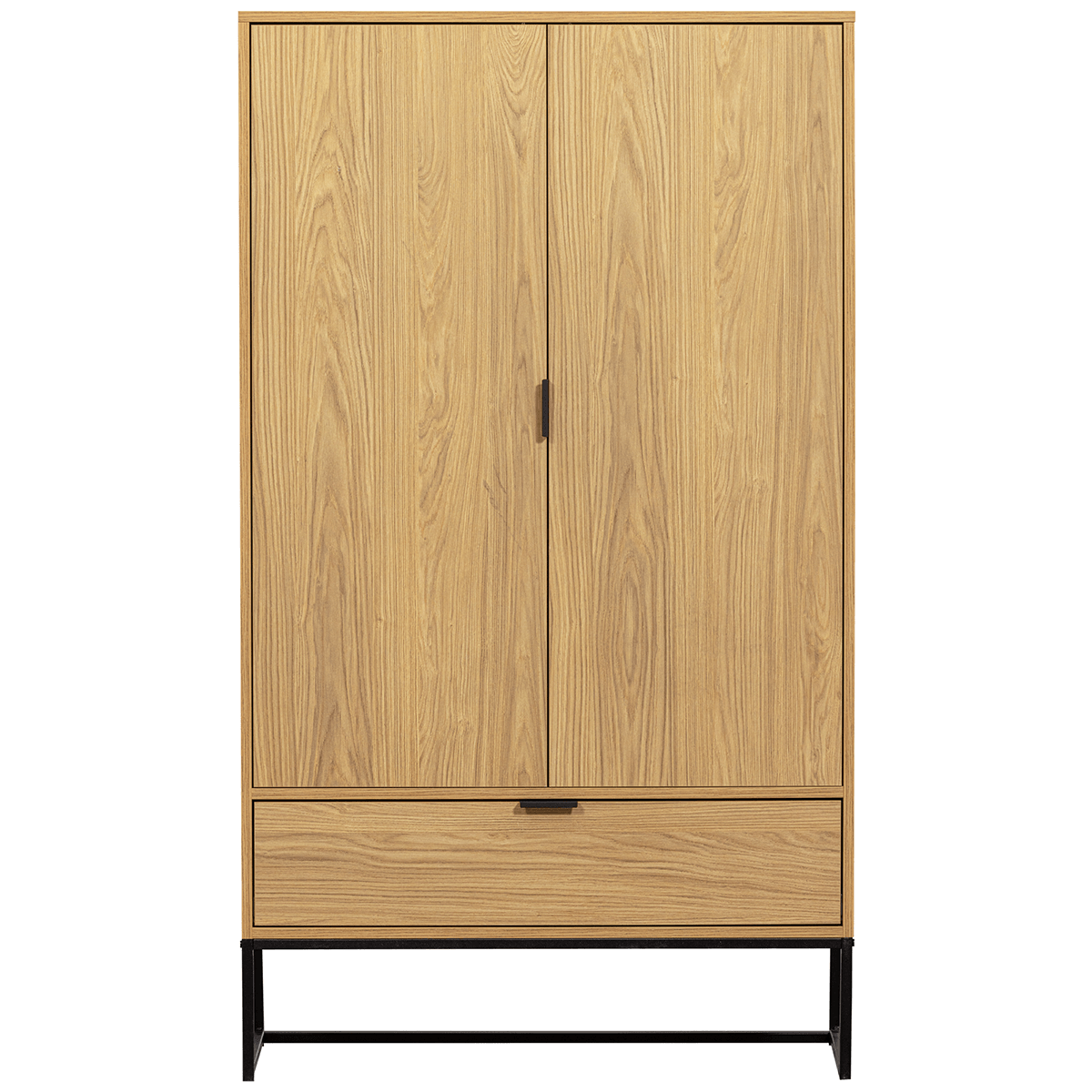 Silas Oak 2 Doors Cabinet - WOO .Design