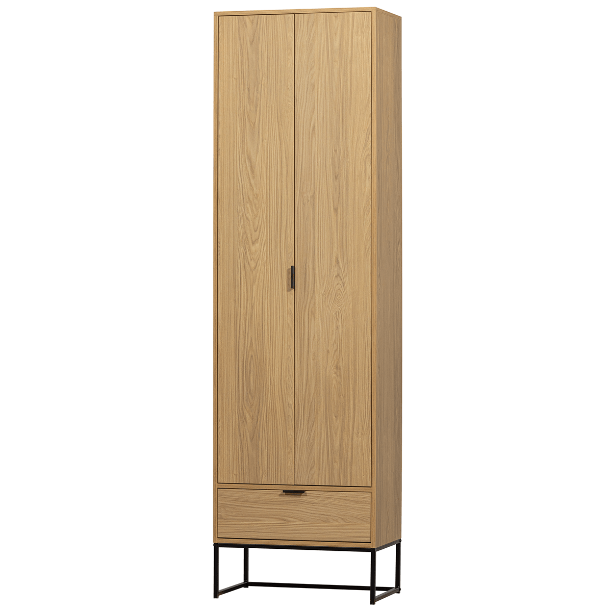 Silas Oak Slim Cabinet - WOO .Design