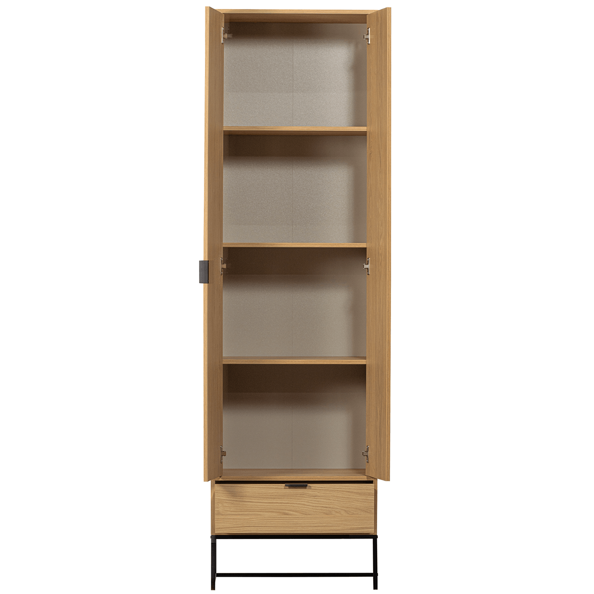 Silas Oak Slim Cabinet - WOO .Design