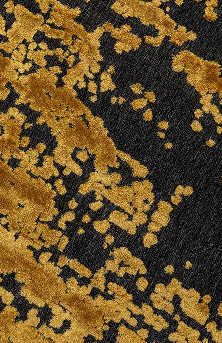 Silja Yellow Viscose Round Carpet - WOO .Design