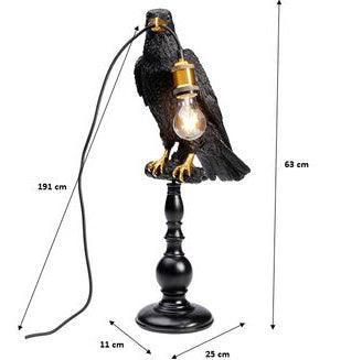 Sitting Crow Animal Table Lamp - WOO .Design