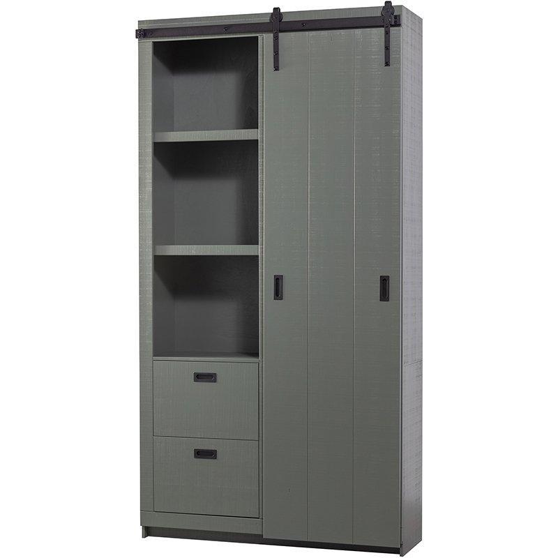 Slide Pine Rough Sawn Barn Cabinet - WOO .Design