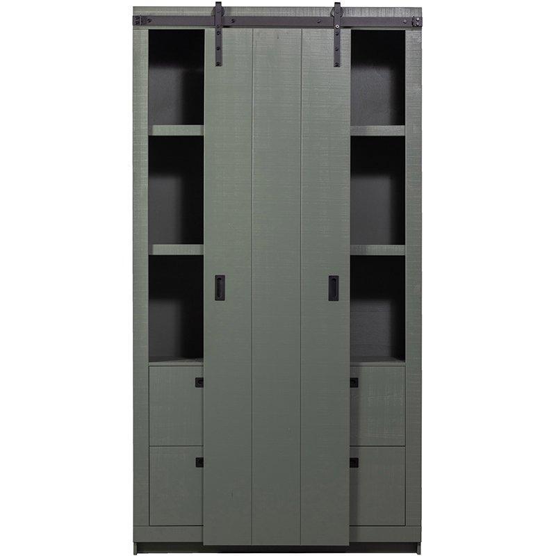 Slide Pine Rough Sawn Barn Cabinet - WOO .Design