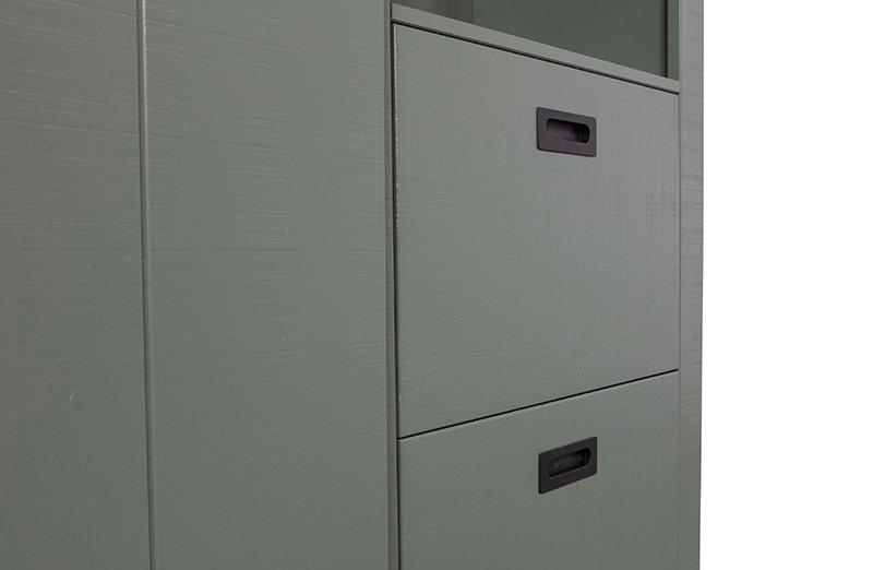 Slide Pine Rough Sawn Barn Cabinet - WOO .Design