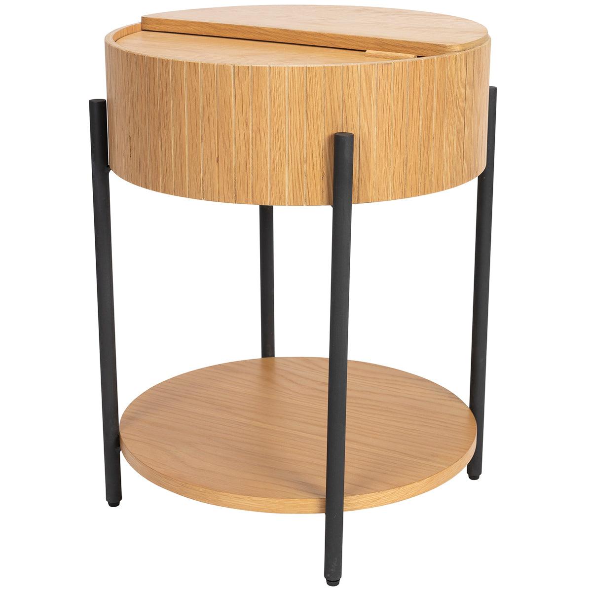 Slides Natural Side Table - WOO .Design