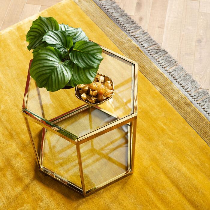 Soleil Yellow Viscose Carpet - WOO .Design