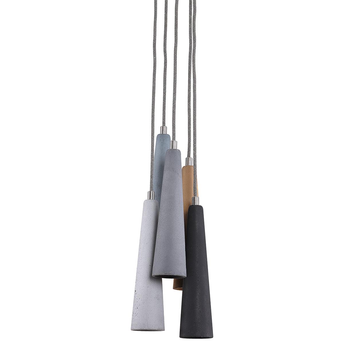 Sopel Concrete Multi Pendant Lamp - WOO .Design