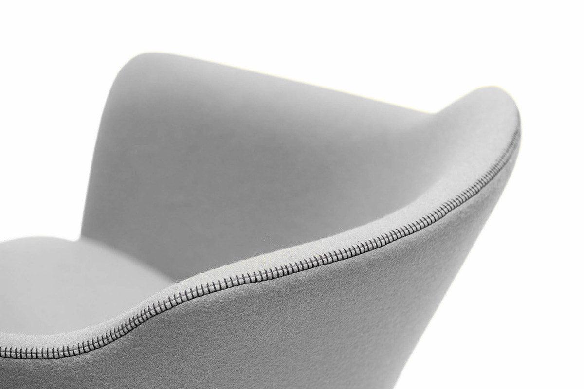 Split Upholstered Lounge Armchair - WOO .Design