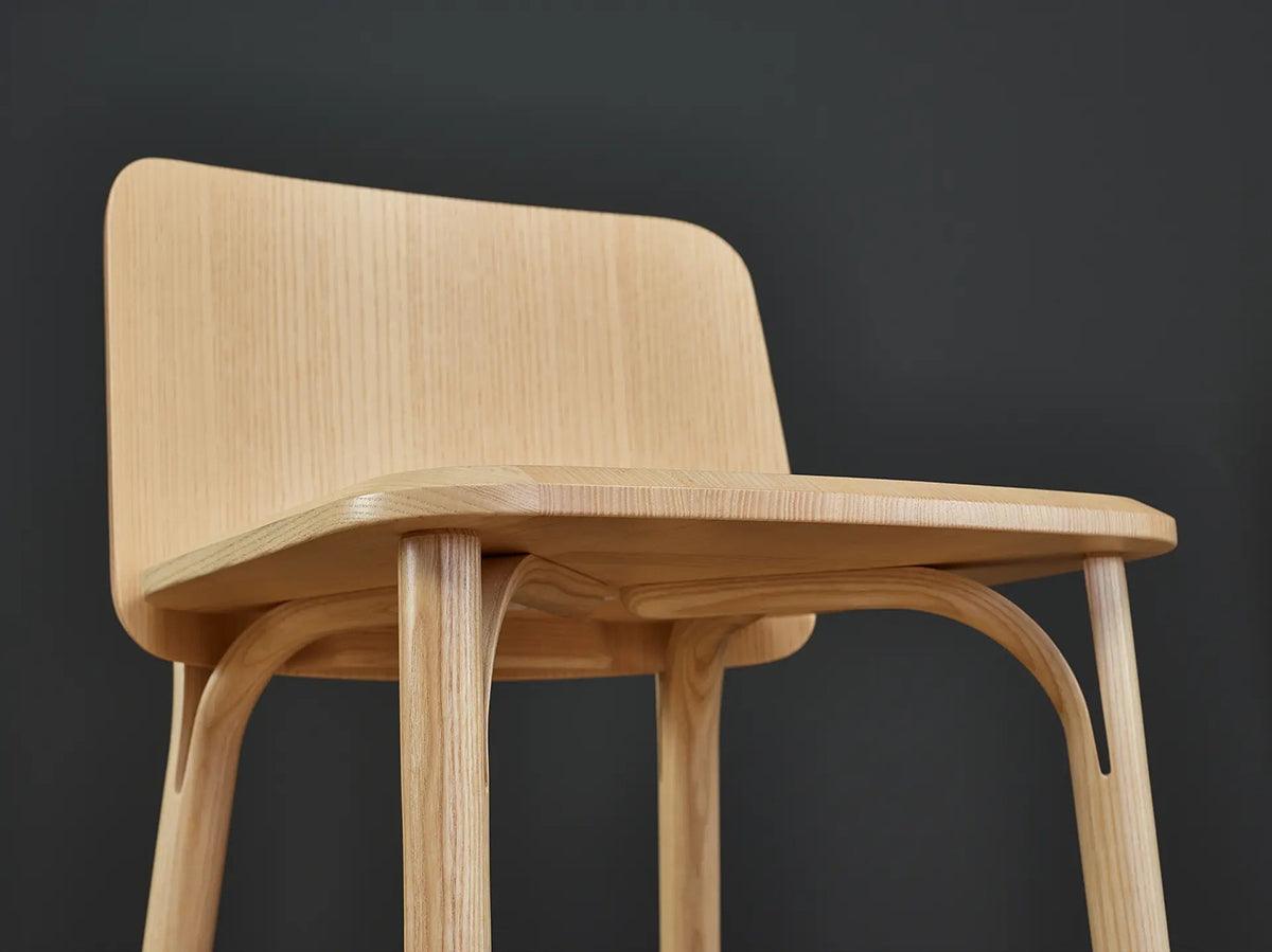 Split Wood Barstool - WOO .Design
