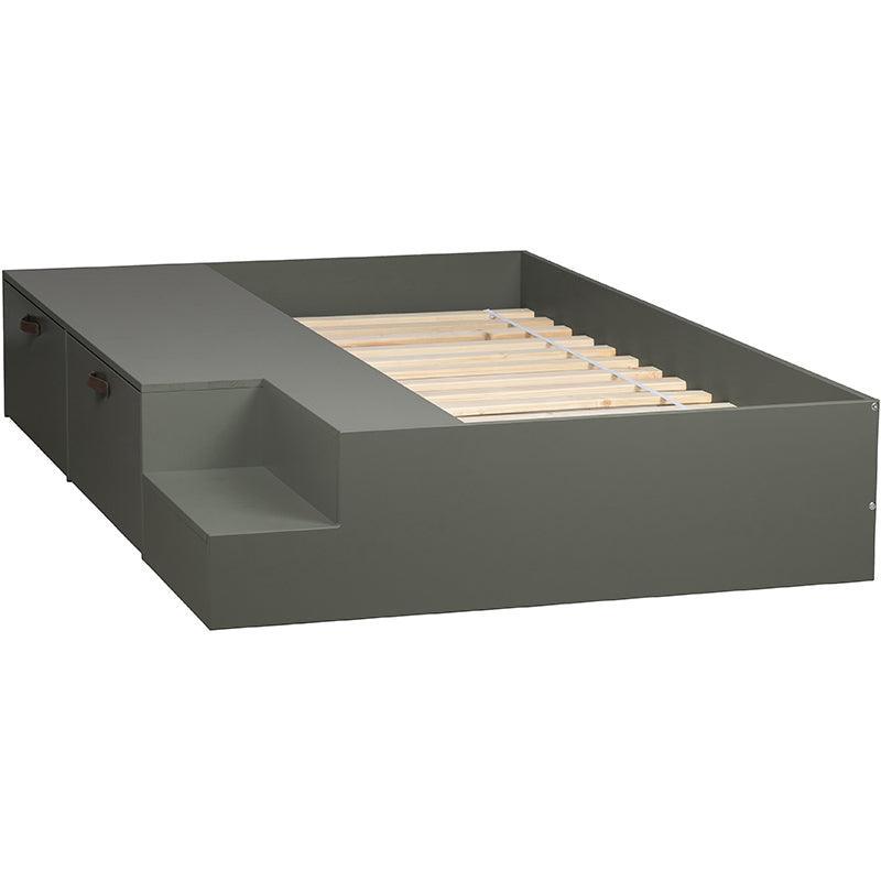 Stage Soap Pine Wood Bed with Drawers - WOO .Design