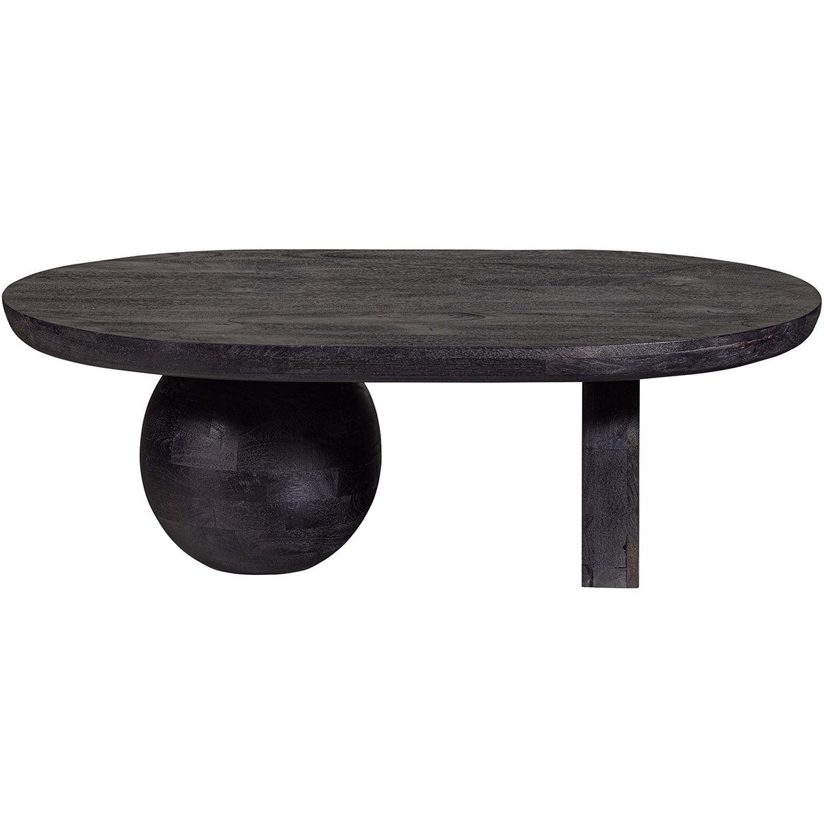 Steppe Black Mango Wood Coffee Table - WOO .Design