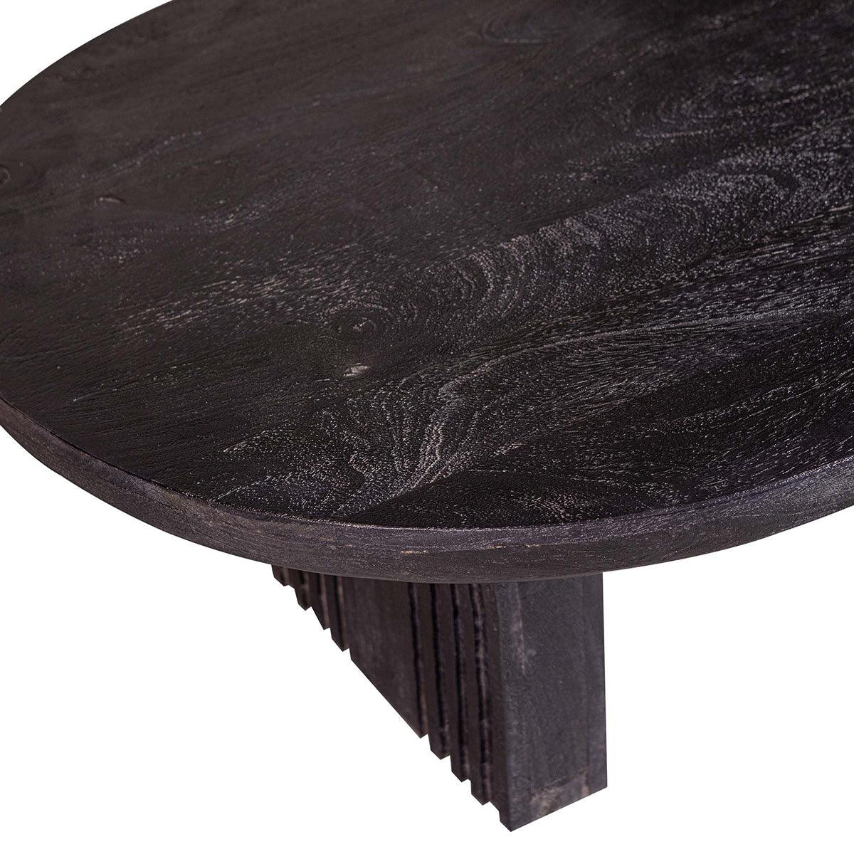 Steppe Black Mango Wood Coffee Table - WOO .Design