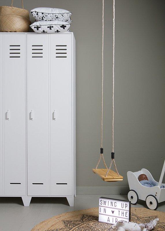Stijn Pine Wood Locker Cabinet - WOO .Design