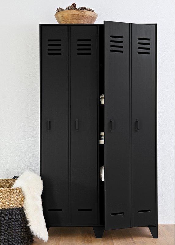 Stijn Pine Wood Locker Cabinet - WOO .Design