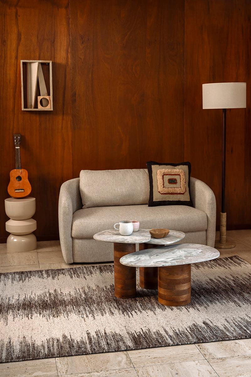 Suki Marble/Mango Wood Side Table (3/Set) - WOO .Design