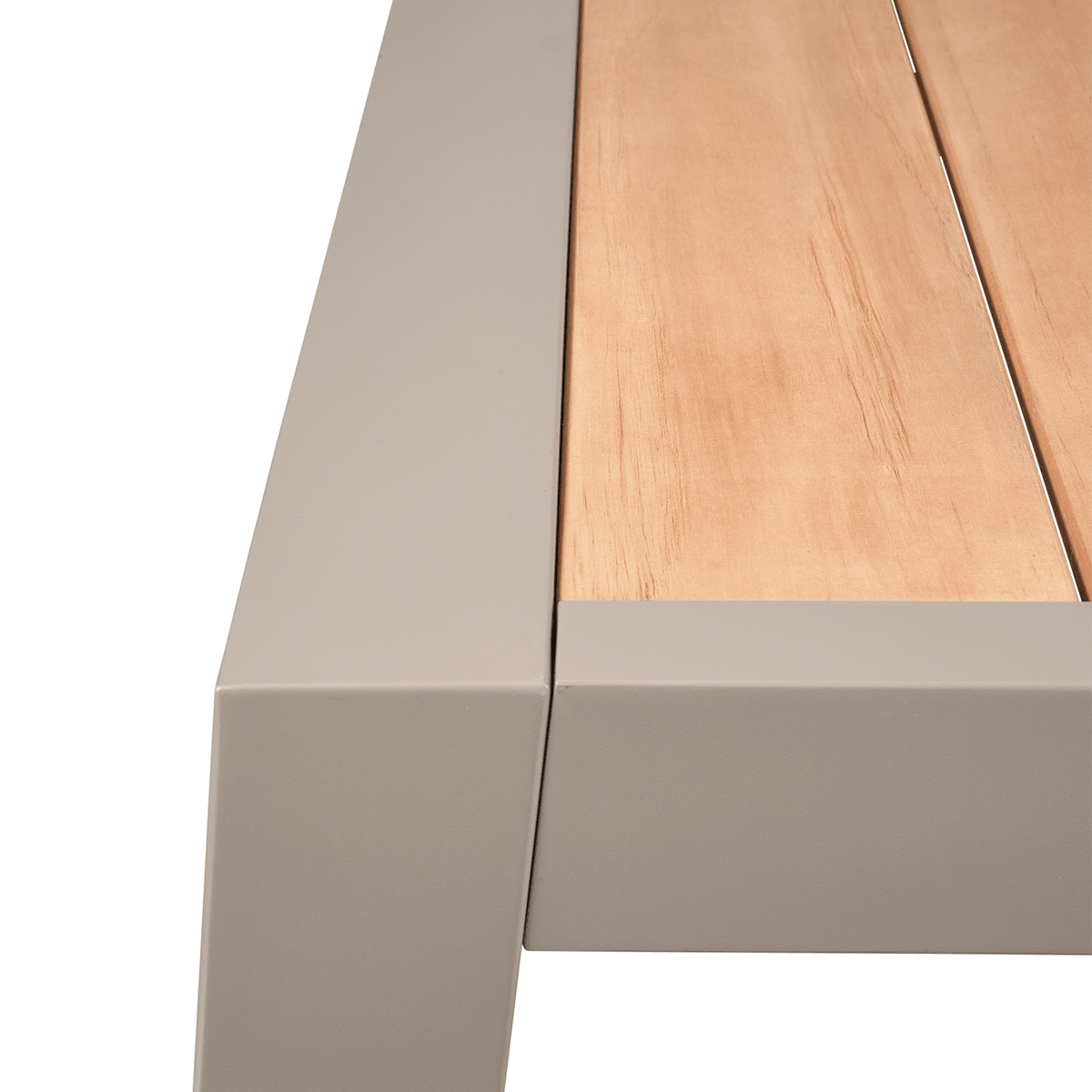 Sulphur Sand Wood/Aluminium Dining Table - WOO .Design