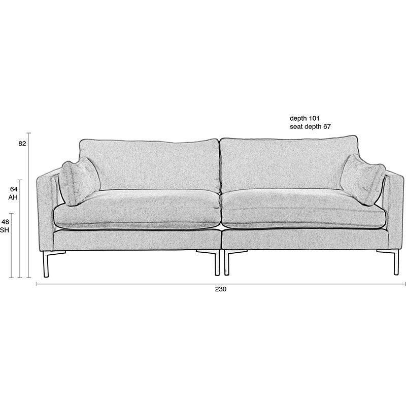Summer 3 Seater Sofa - WOO .Design