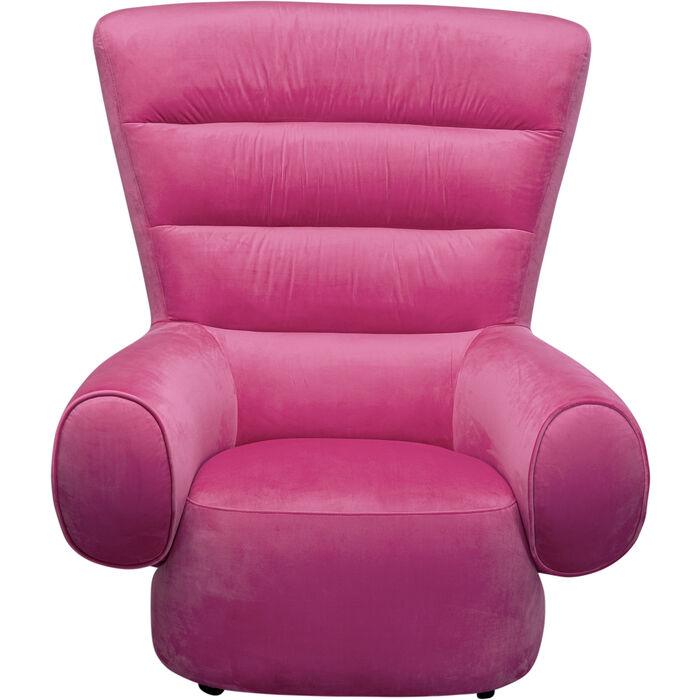 Sweep Pink Velvet Armchair - WOO .Design