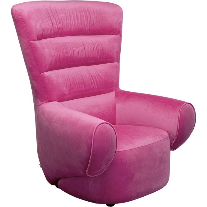 Sweep Pink Velvet Armchair - WOO .Design