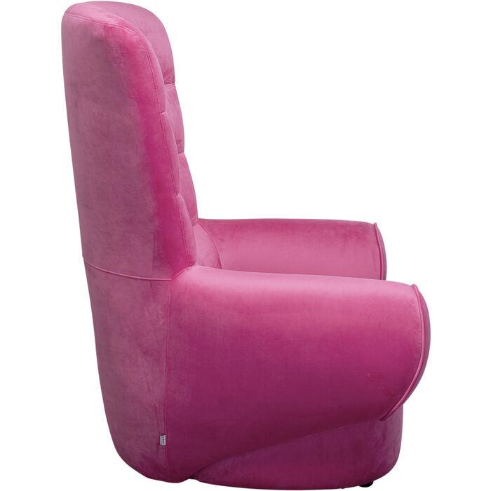 Sweep Pink Velvet Armchair - WOO .Design