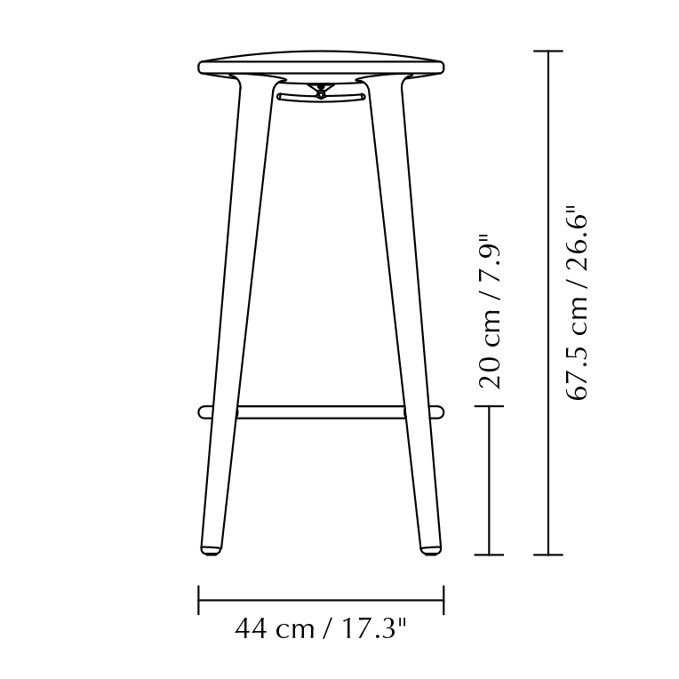 The Socialite Counter Stool - WOO .Design