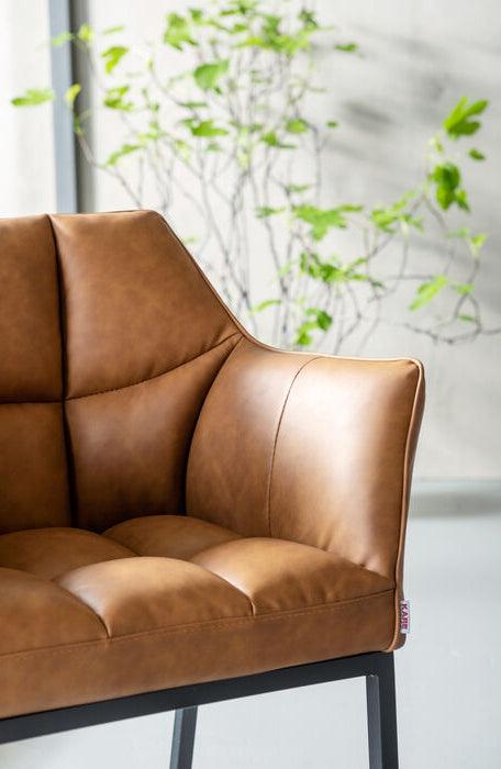 Thinktank Brown Chair with Armrest - WOO .Design