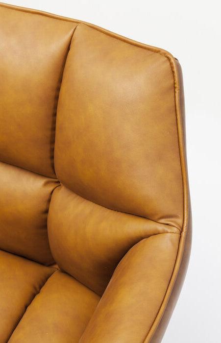 Thinktank Brown Chair with Armrest - WOO .Design