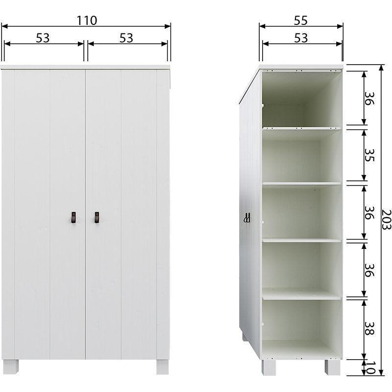 Ties Pine Wood Cabinet - WOO .Design
