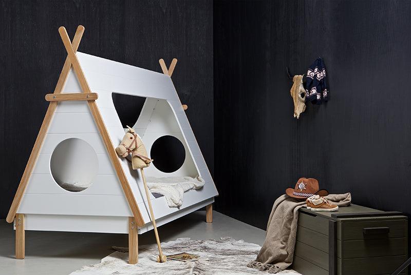 Tipi Pine Wood Bed - WOO .Design