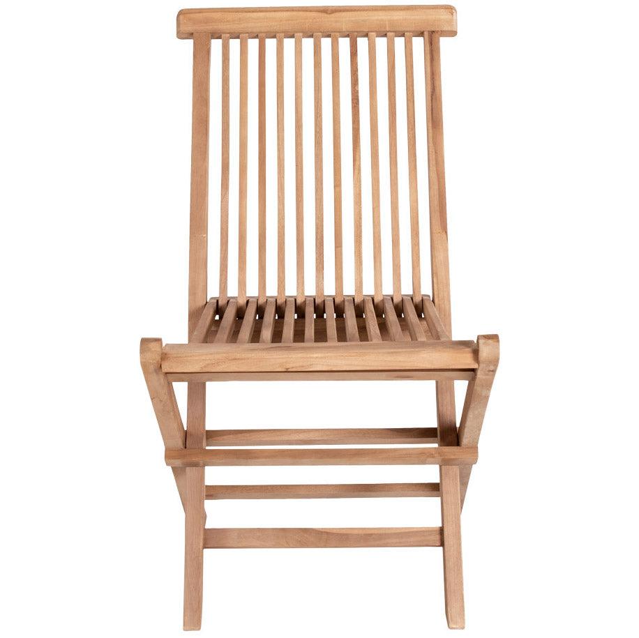 Toledo Natural Teak Wood Dining Chair (2/Set) - WOO .Design