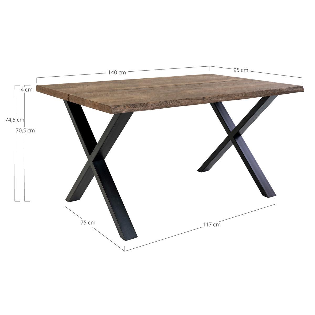 Toulon Oiled Oak Dining Table - WOO .Design