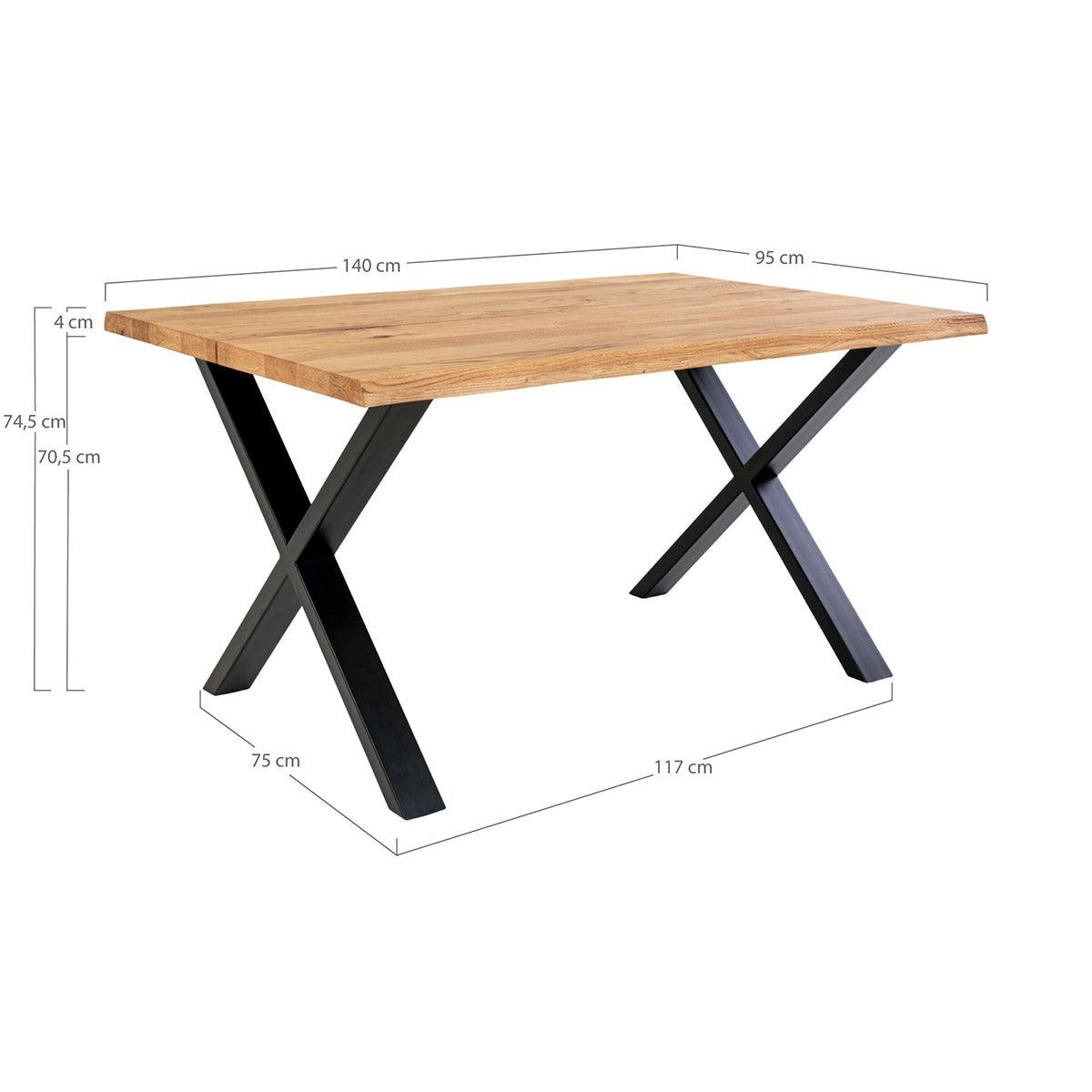 Toulon Oiled Oak Dining Table - WOO .Design