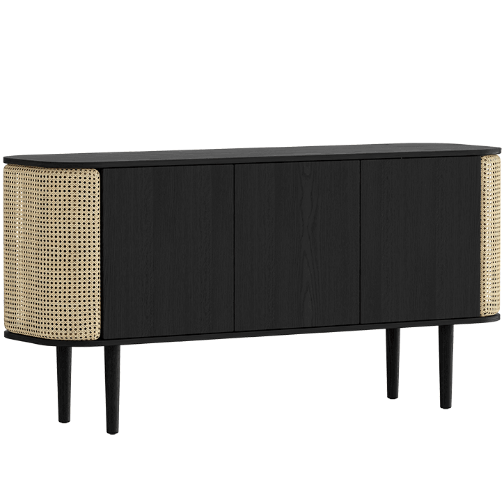 Treasures Venetian Cane 3 Doors Cabinet - WOO .Design