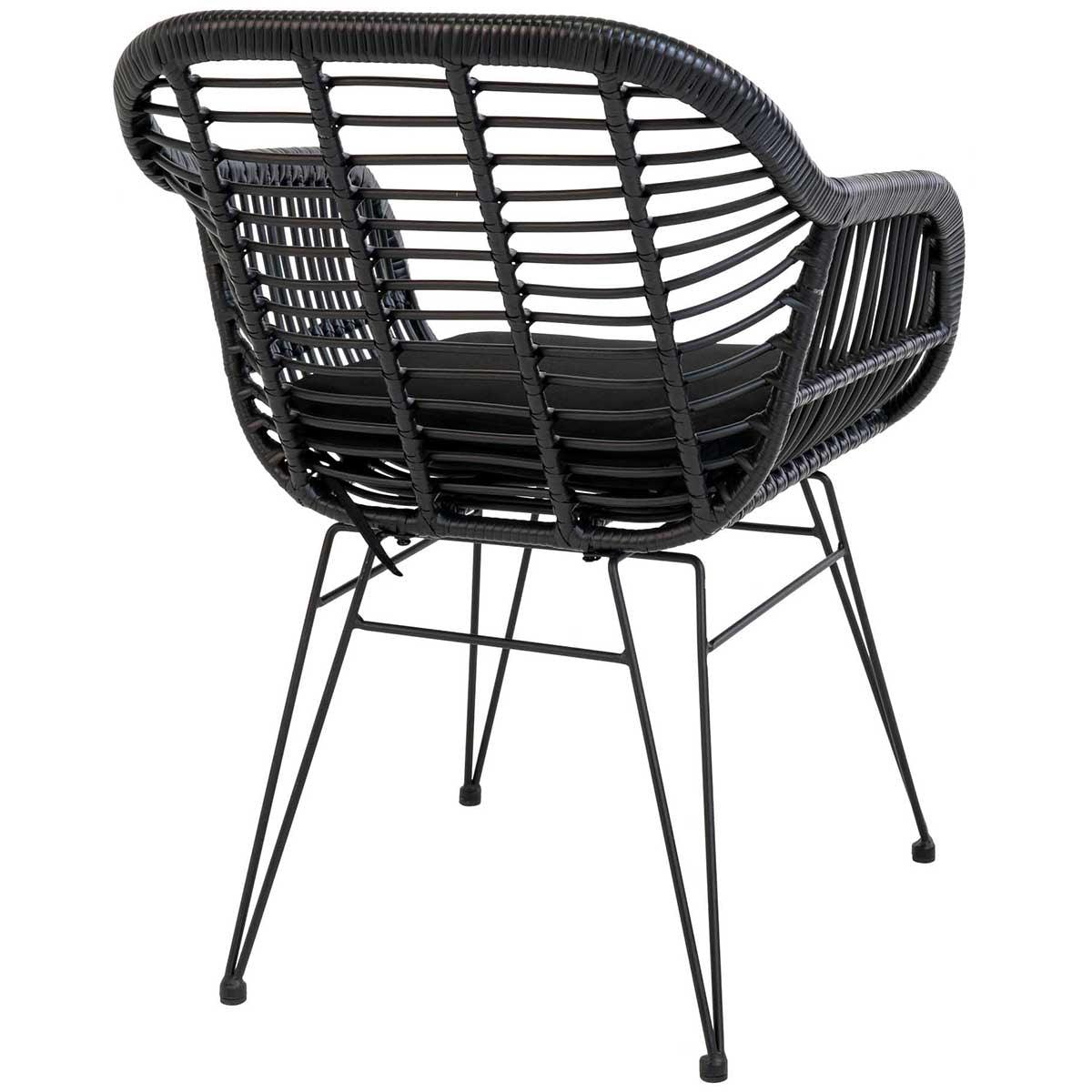 Trieste Polyrattan Armchair with Cushion (2/Set) - WOO .Design