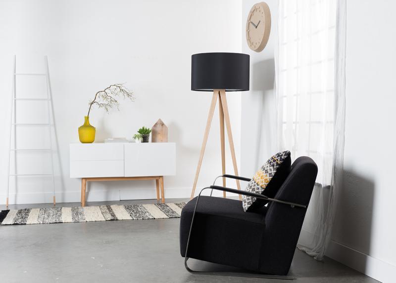 Tripod Wood Floor Lamp - WOO .Design