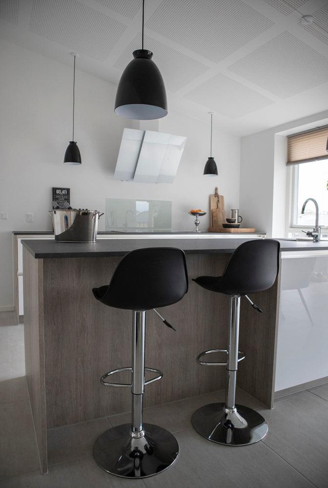 Trondheim Black Bar Chair (2/Set) - WOO .Design