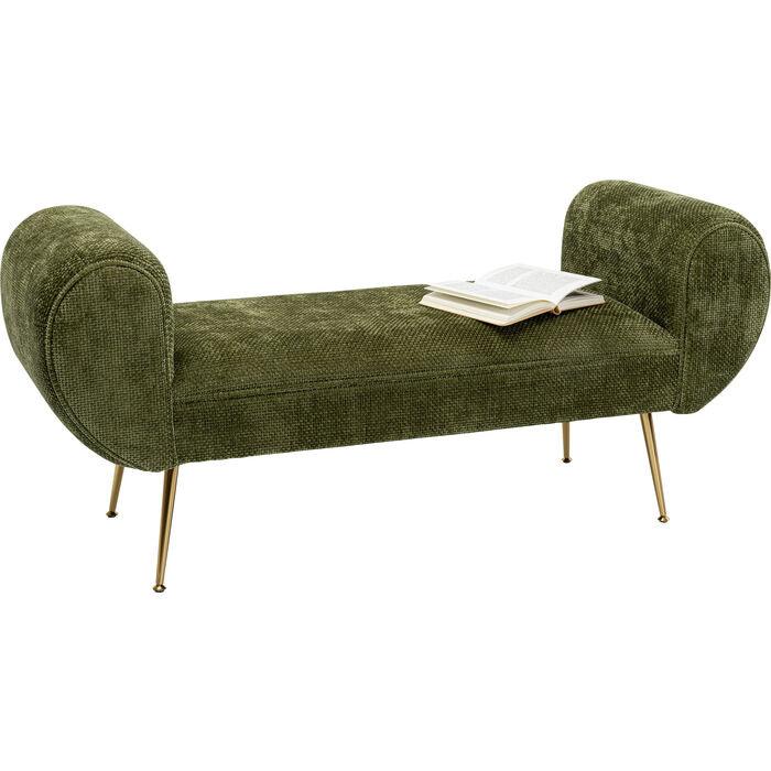 Trono Green Velvet Bench - WOO .Design