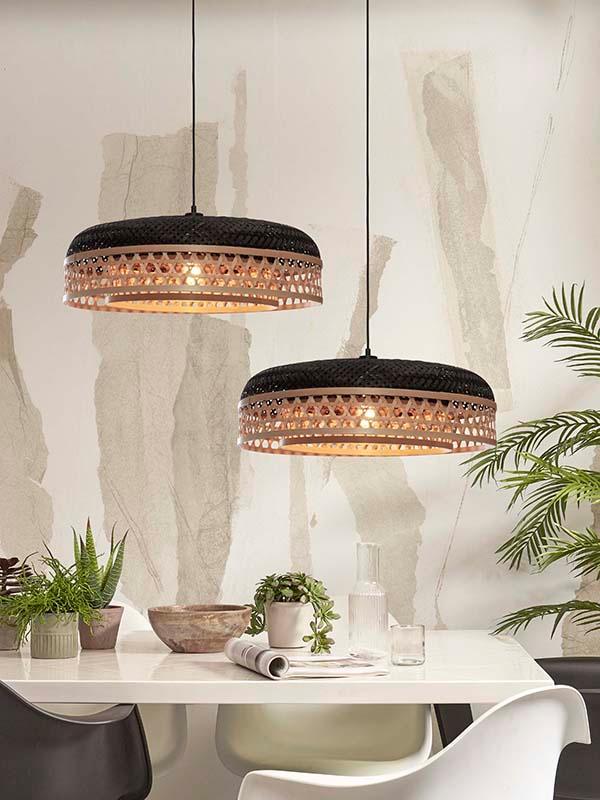 Ubud Double Shade Hanging Lamp - WOO .Design