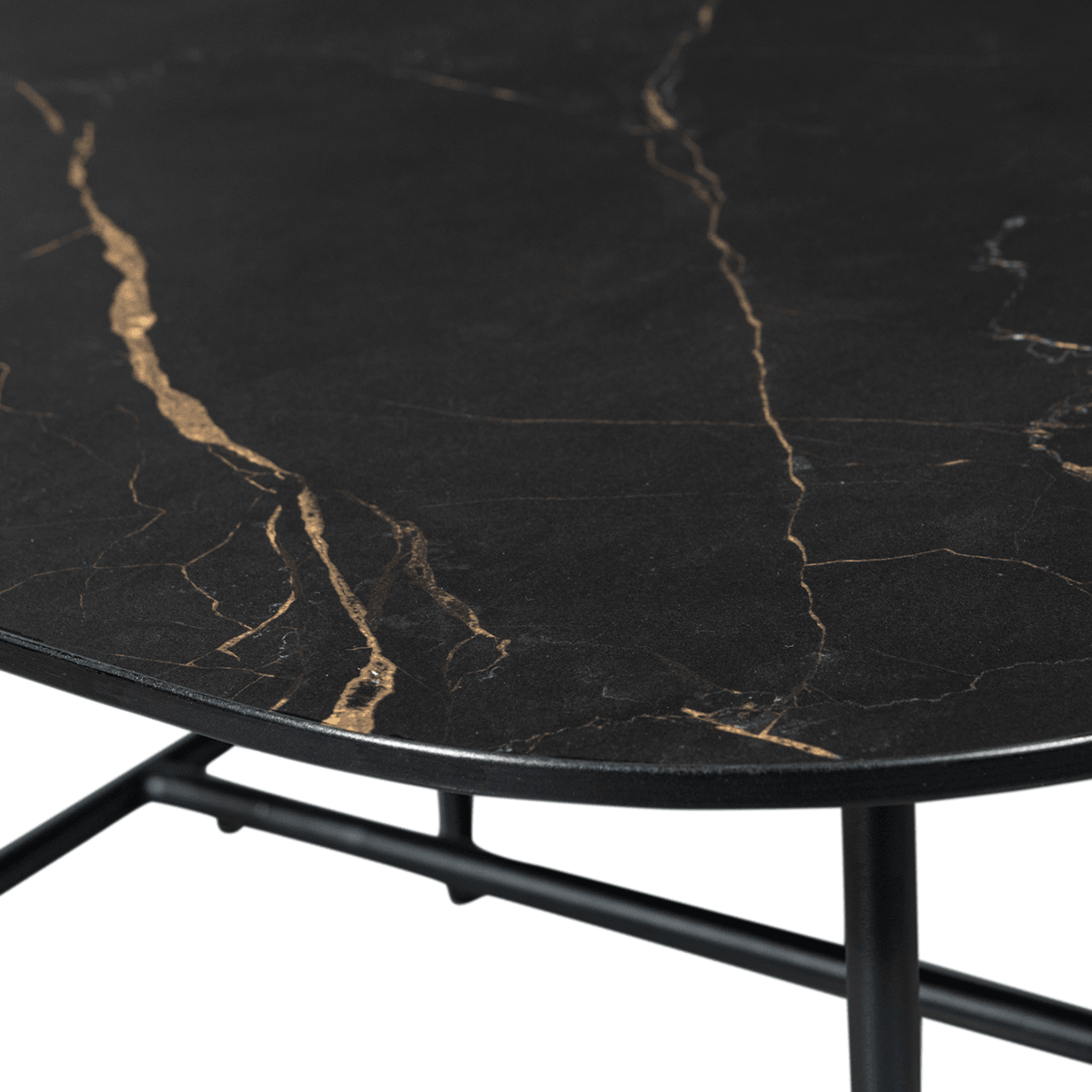 Vajen Black Marble Look Coffee Table - WOO .Design