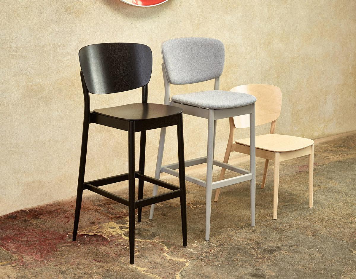 Valencia Upholstered Barstool - WOO .Design